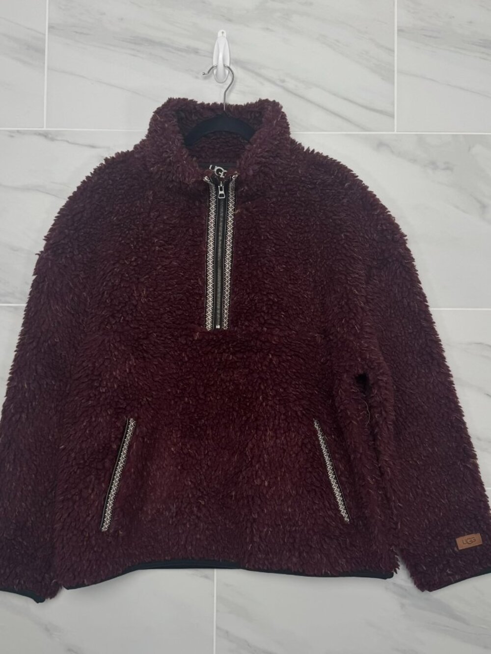UGG Uggbraid Confetti Half Zip 'Wild Grape' 1172252-WGRP Multi Size